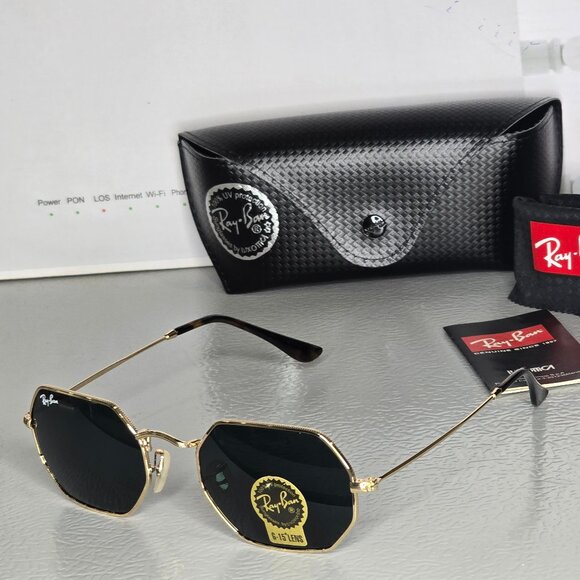 Ray-Ban RB3556 Octagonal Sunglasses - Picture 1 of 5